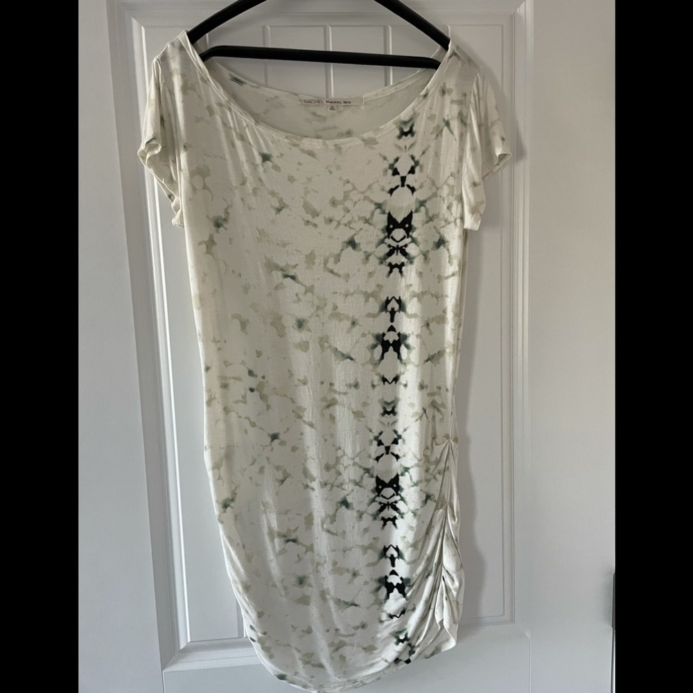Rachel by Rachel Roy Ruched Tie Dye T-Shirt Dress